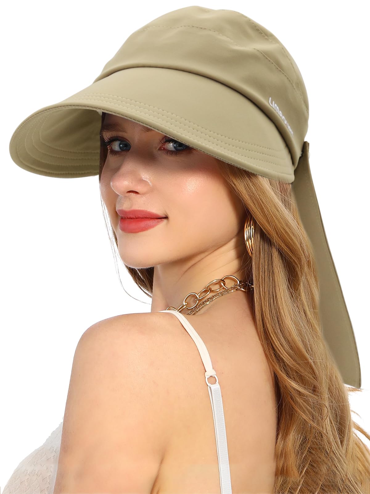 PALAY Bucket Hat for Women Stylish Sun Hats for Girls, Fashion Wide Brim Hat for Women Sun Protection Cap Summer Hats Lightweight Quick Dry Ponytail Foldable Beach Hat - Khaki PALAY Bucket Hat for Women Stylish Sun Hats for Girls, Fashion Wide Brim Hat for Women Sun Protection Cap Summer Hats Lightweight Quick Dry Ponytail Foldable Beach Hat - Khaki